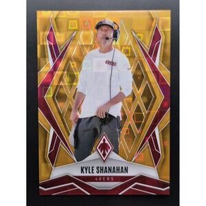 2025 Panini Phoenix Kyle Shanahan #120 Gold Pandora /10 SSP CASE HIT SF 49ers